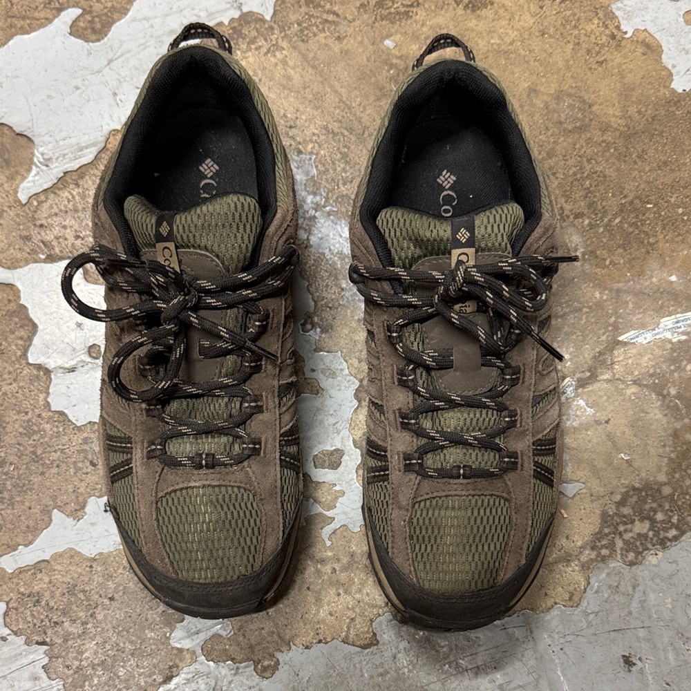 Columbia Men's Olive and Brown Athletic Shoes